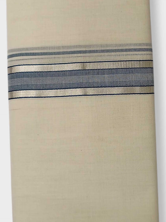 Kerala Balaramapuram Pure Cotton Handloom Mundu/Dhoti