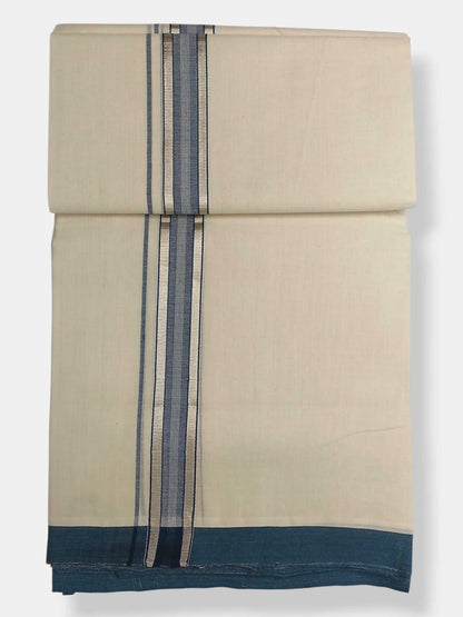 Kerala Balaramapuram Pure Cotton Handloom Mundu/Dhoti