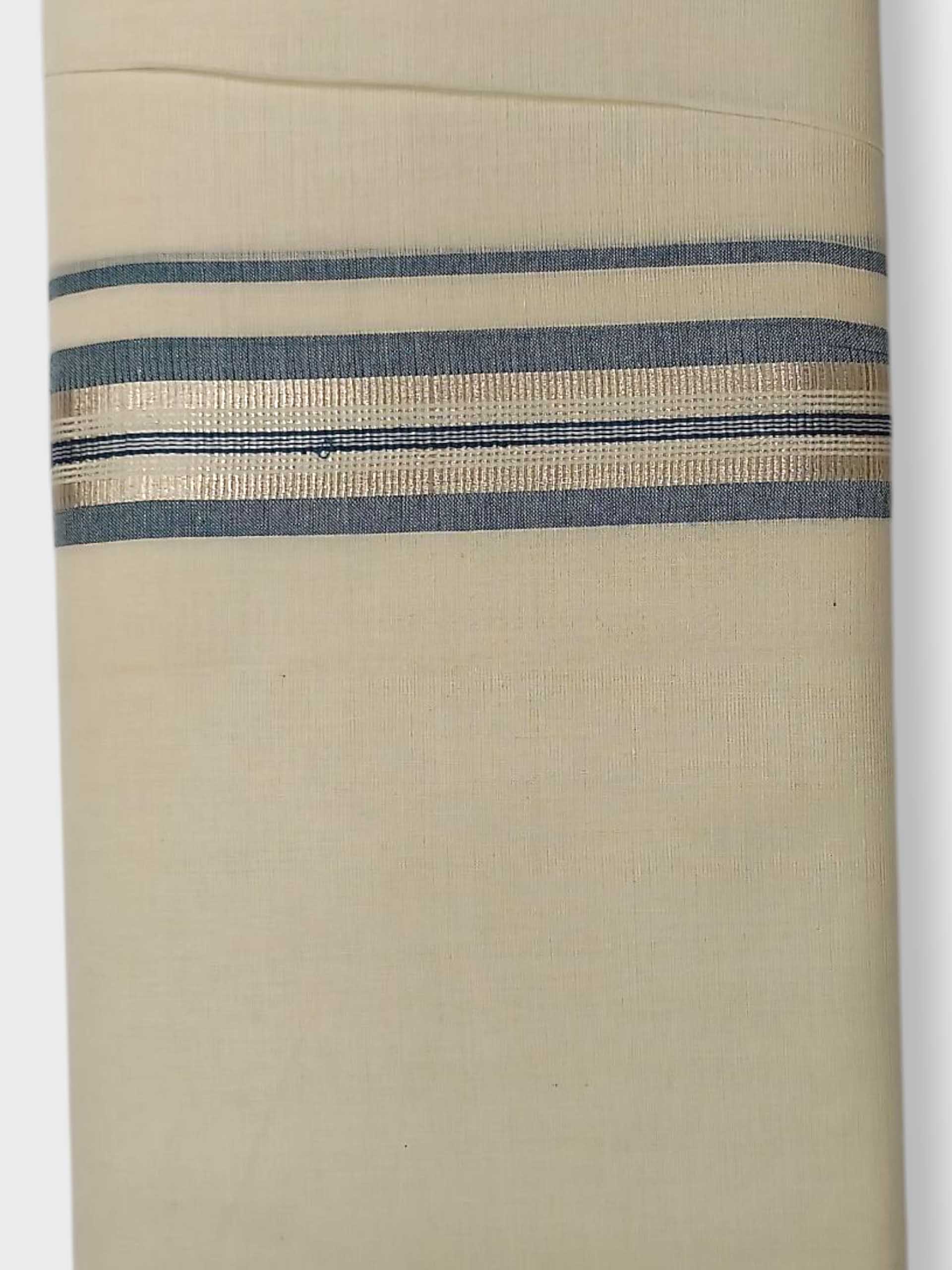 Kerala Balaramapuram Pure Cotton Handloom Mundu/Dhoti