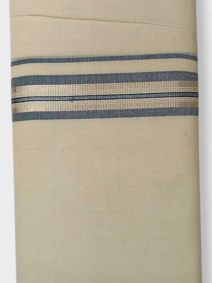 Kerala Balaramapuram Pure Cotton Handloom Mundu/Dhoti