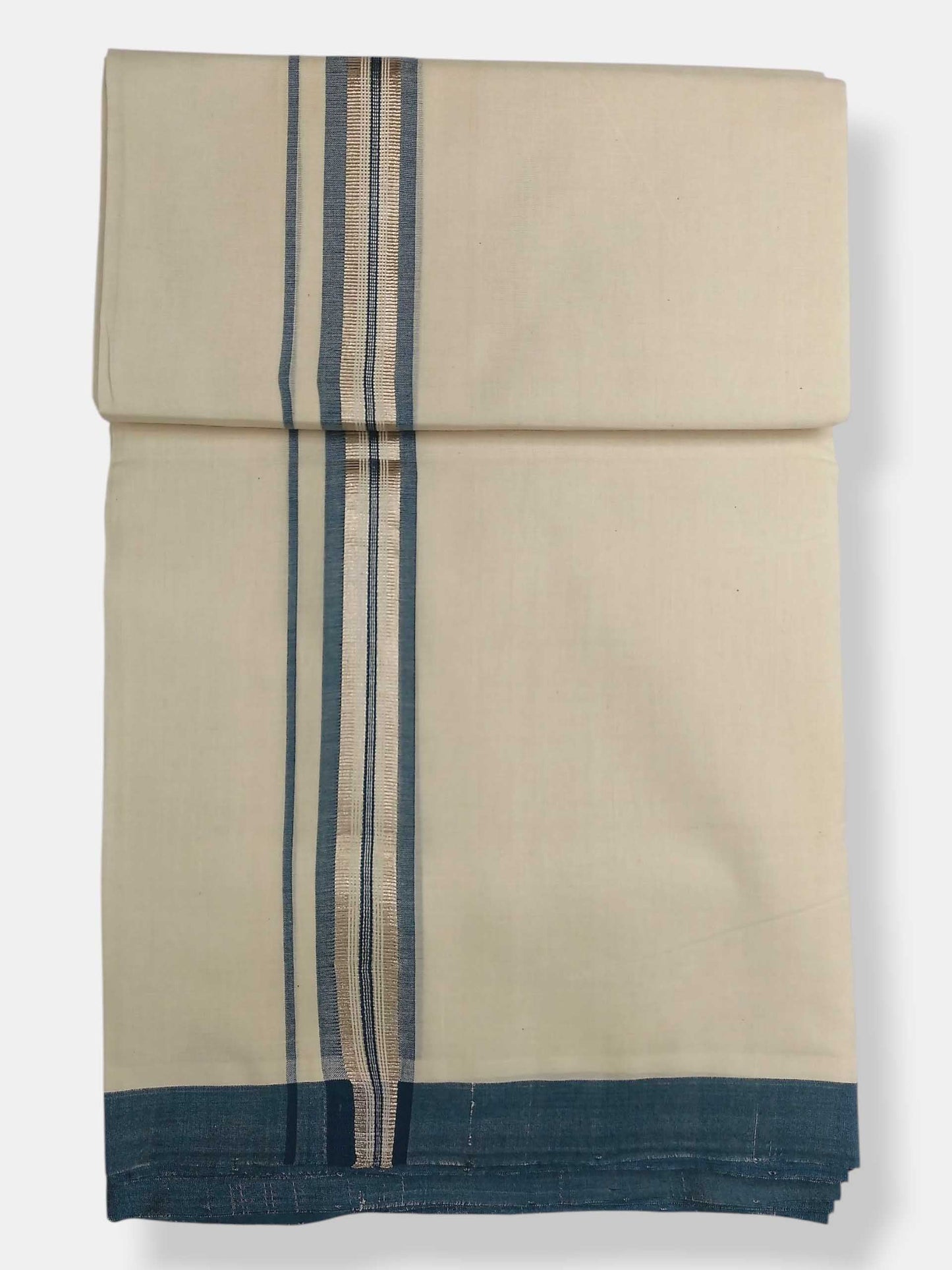 Kerala Balaramapuram Pure Cotton Handloom Mundu/Dhoti