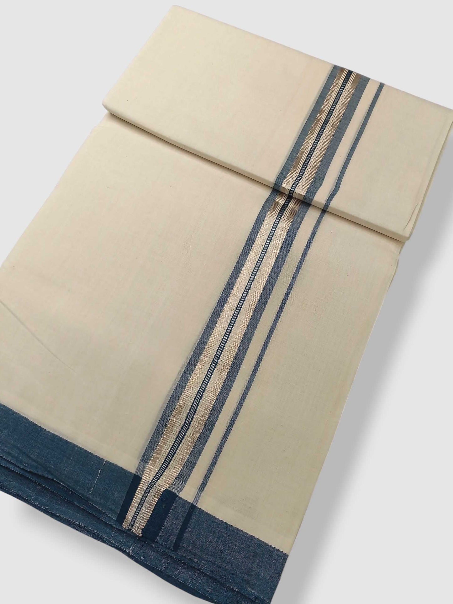 Kerala Balaramapuram Pure Cotton Handloom Mundu/Dhoti