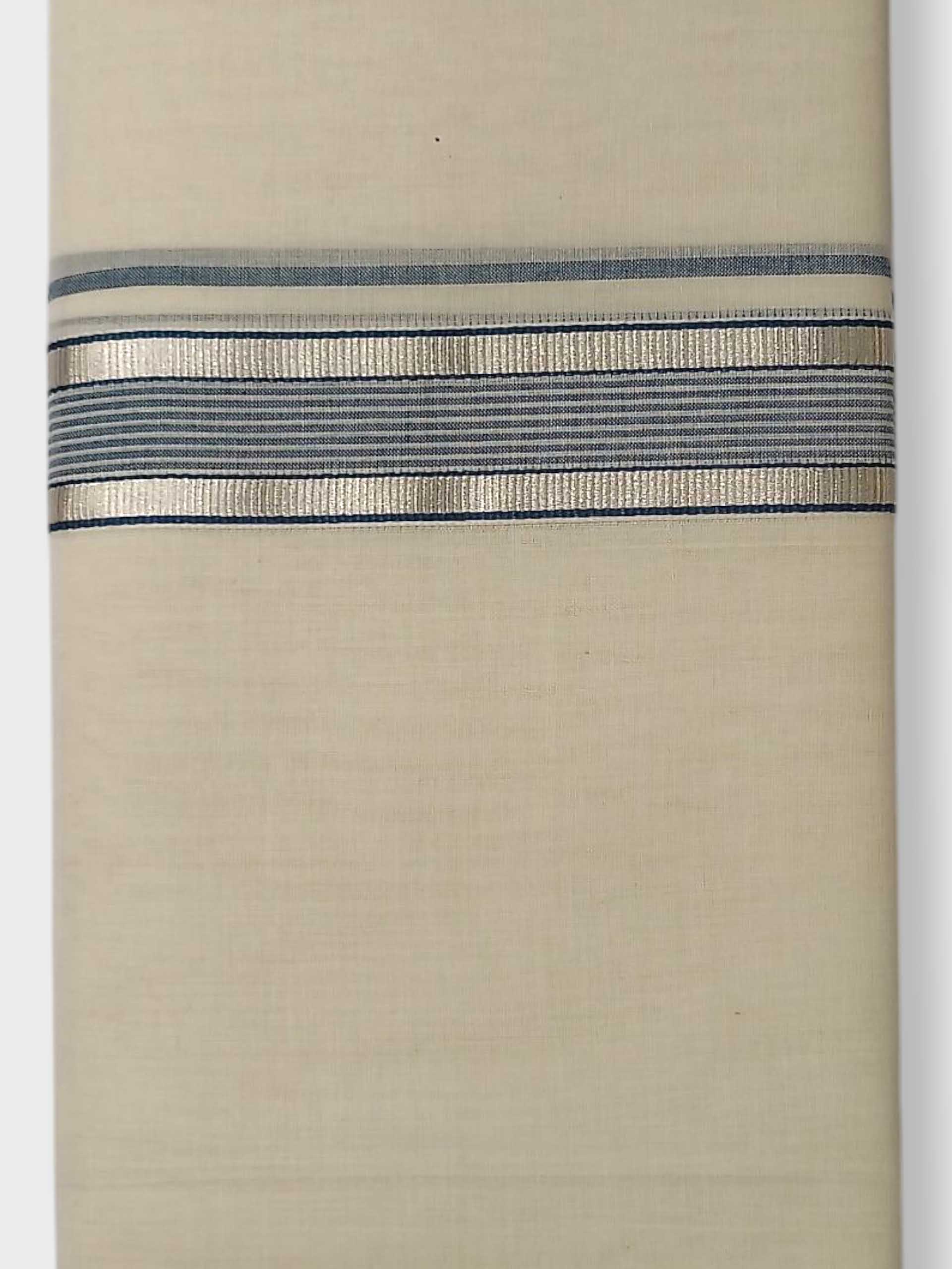 Kerala Balaramapuram Pure Cotton Handloom Mundu/Dhoti