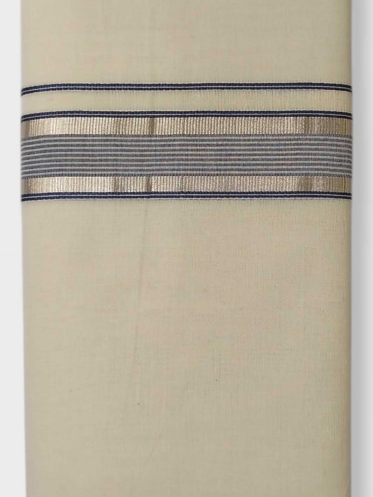Kerala Balaramapuram Pure Cotton Handloom Mundu/Dhoti