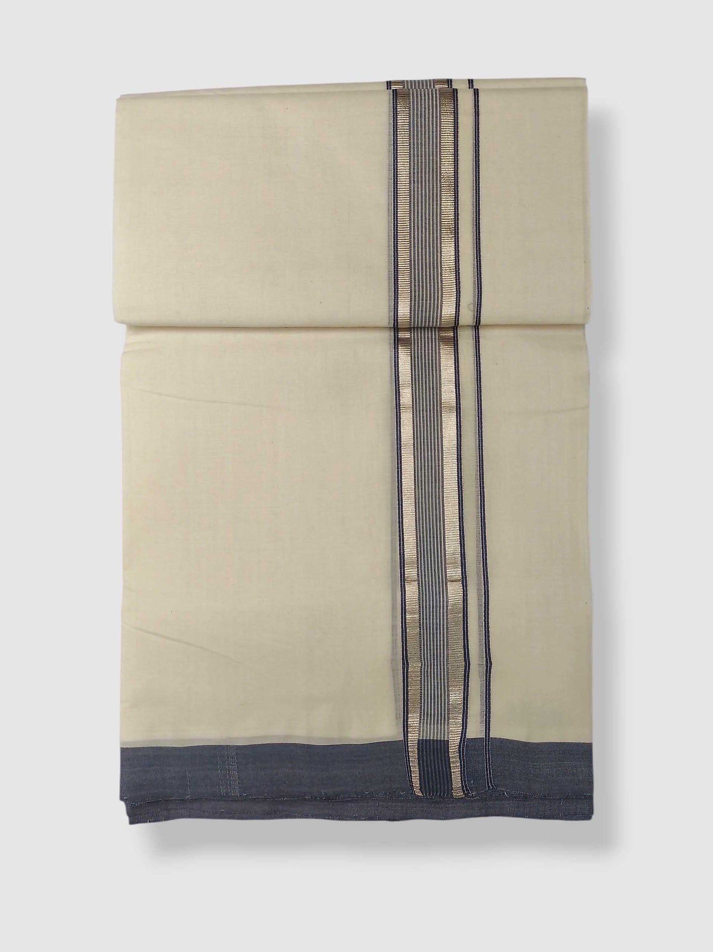Kerala Balaramapuram Pure Cotton Handloom Mundu/Dhoti