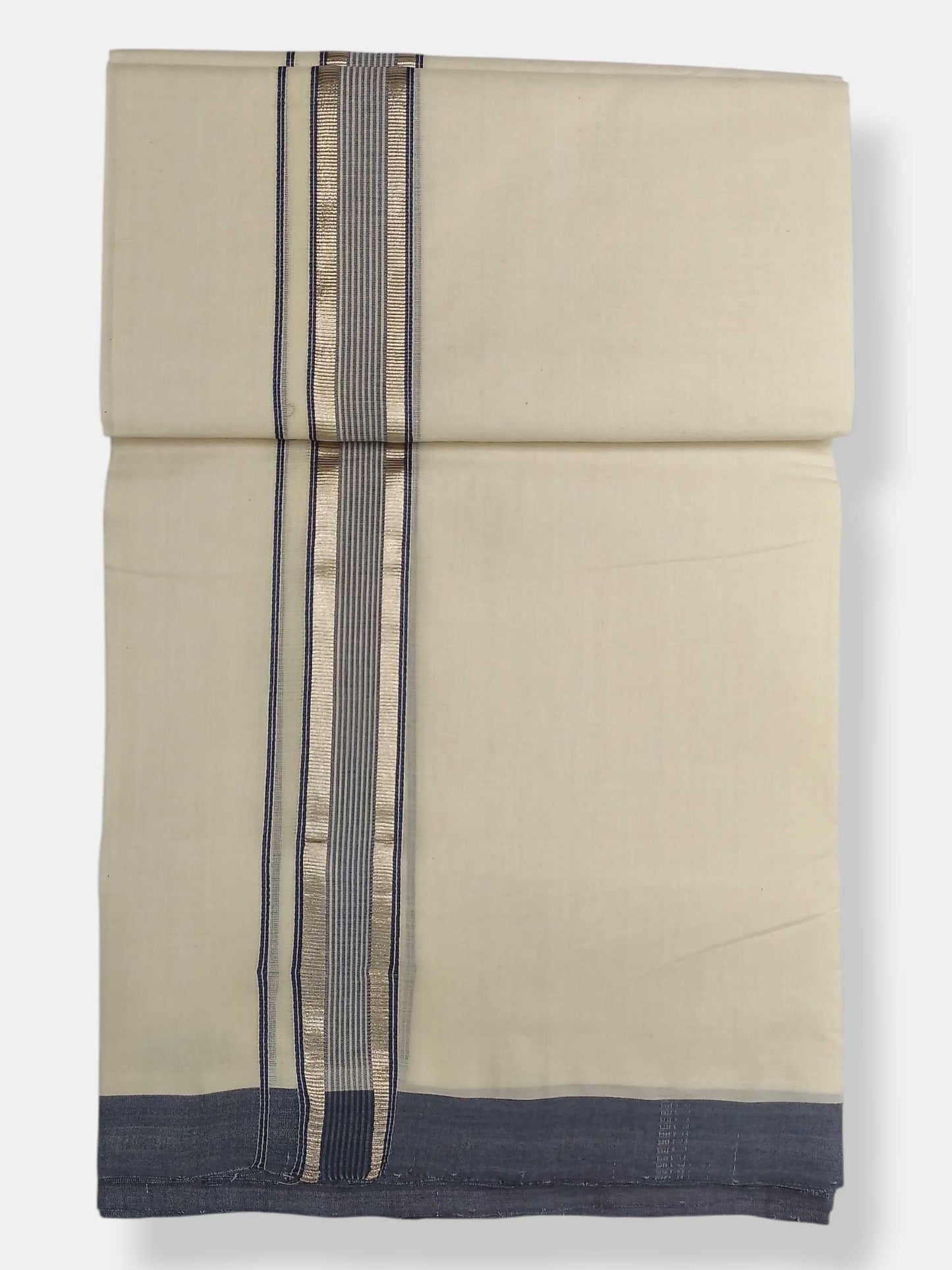 Kerala Balaramapuram Pure Cotton Handloom Mundu/Dhoti