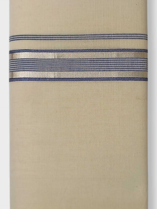 Kerala Balaramapuram Pure Cotton Handloom Mundu/Dhoti