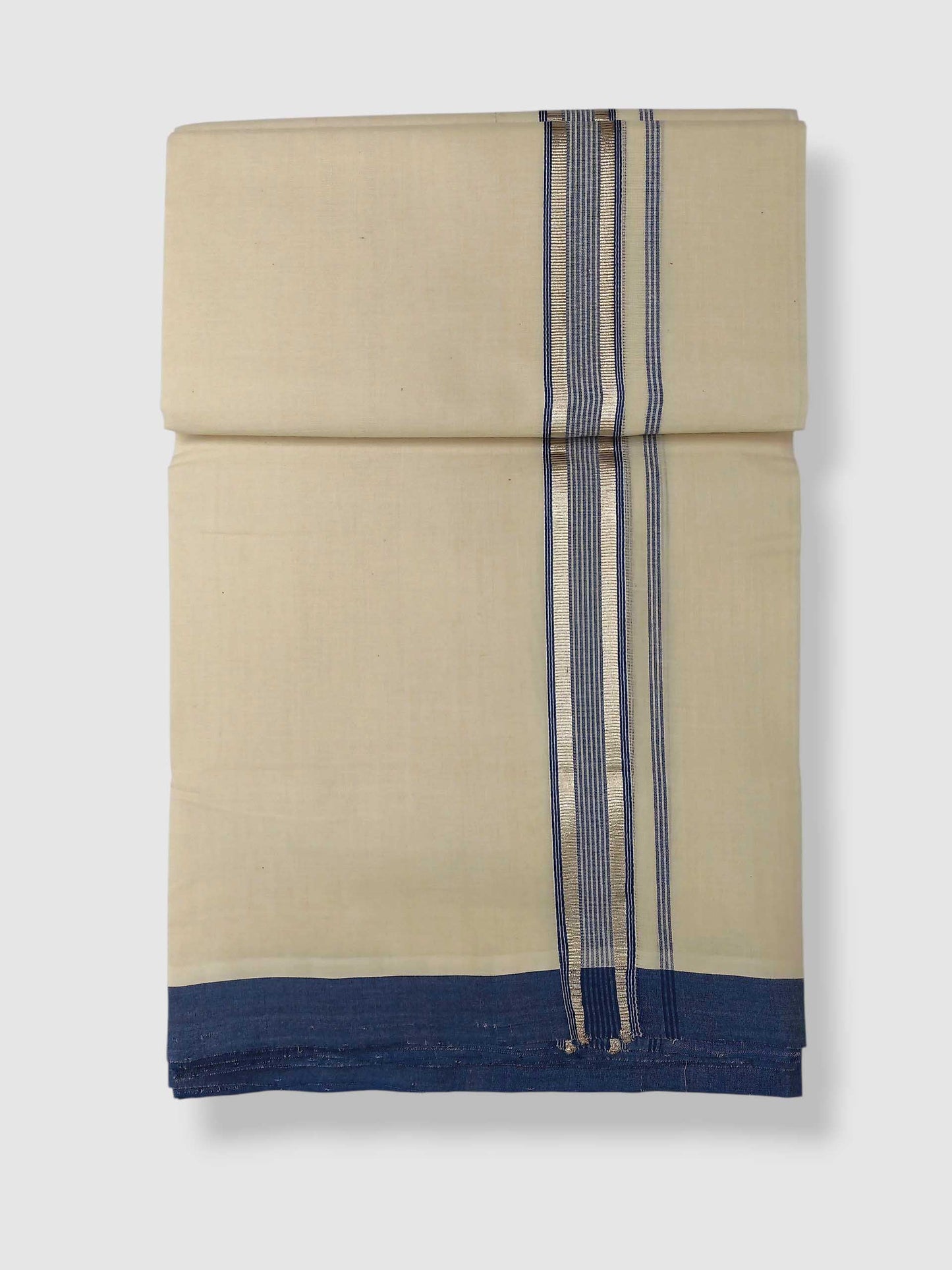 Kerala Balaramapuram Pure Cotton Handloom Mundu/Dhoti