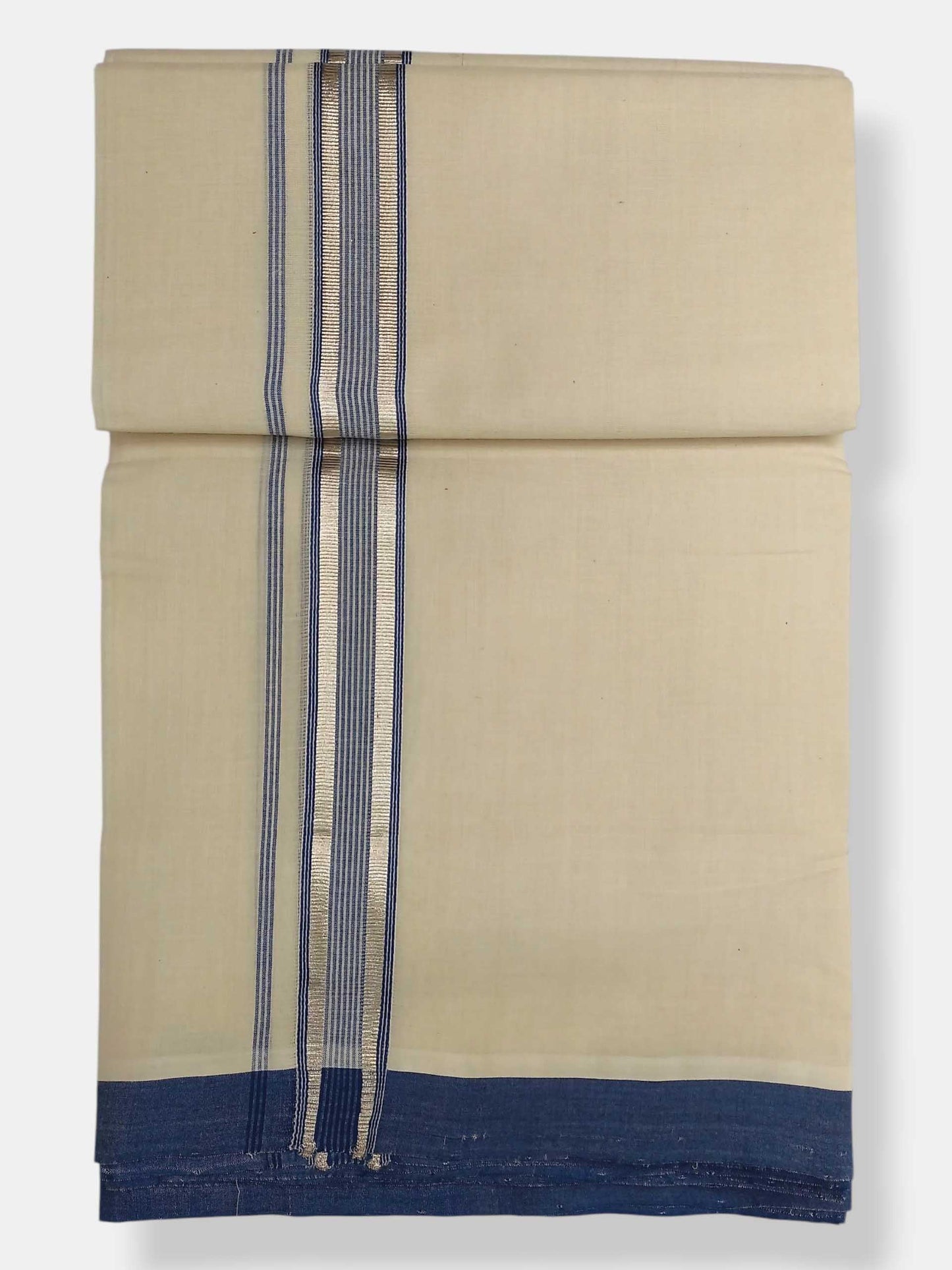 Kerala Balaramapuram Pure Cotton Handloom Mundu/Dhoti