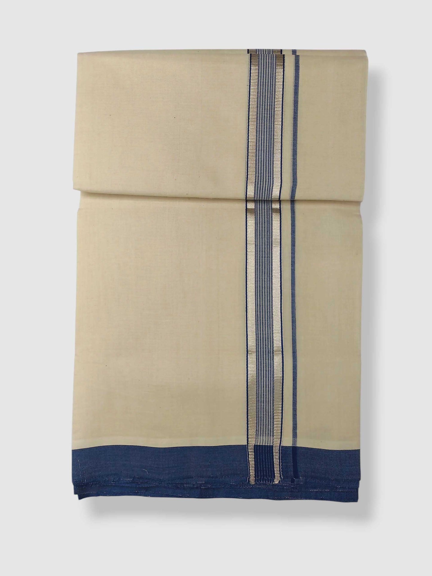 Kerala Balaramapuram Pure Cotton Handloom Mundu/Dhoti