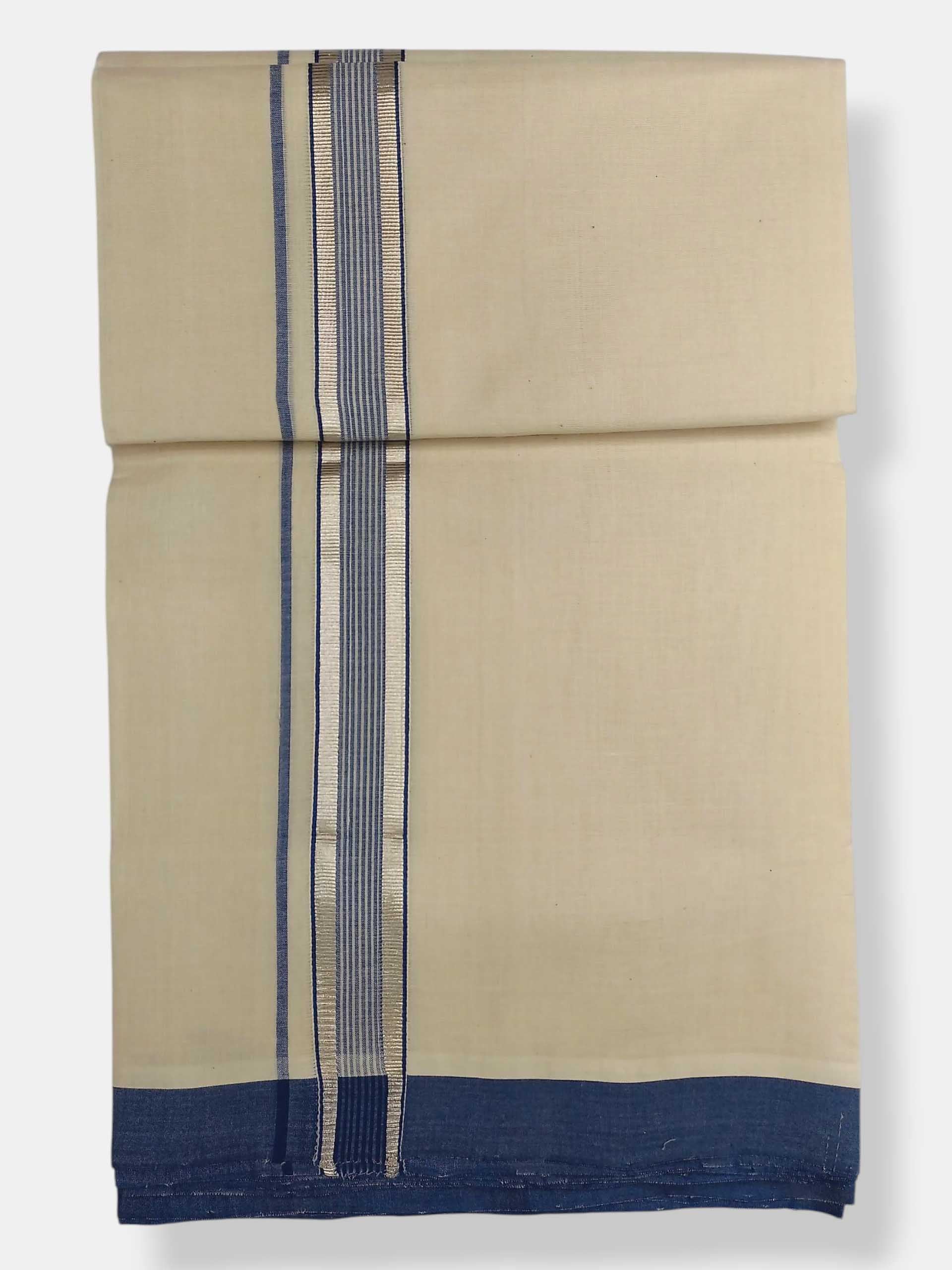 Kerala Balaramapuram Pure Cotton Handloom Mundu/Dhoti