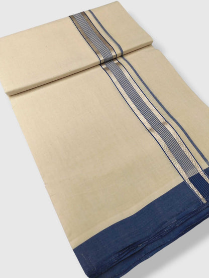 Kerala Balaramapuram Pure Cotton Handloom Mundu/Dhoti
