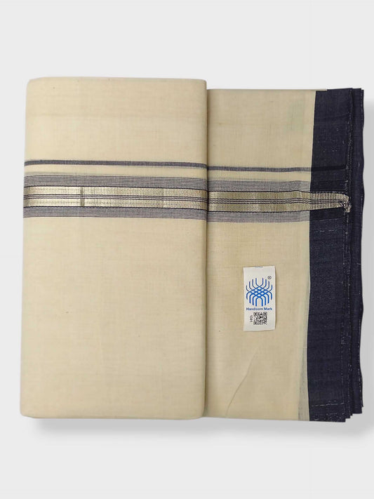 Kerala Balaramapuram Pure Cotton Handloom Mundu/Dhoti