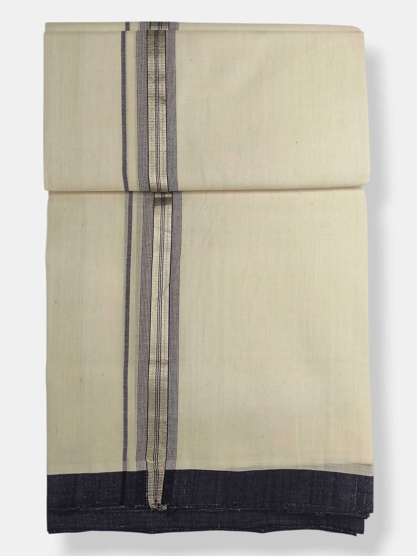Kerala Balaramapuram Pure Cotton Handloom Mundu/Dhoti