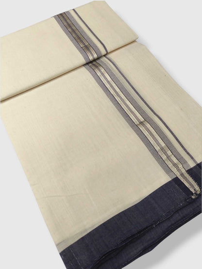Kerala Balaramapuram Pure Cotton Handloom Mundu/Dhoti