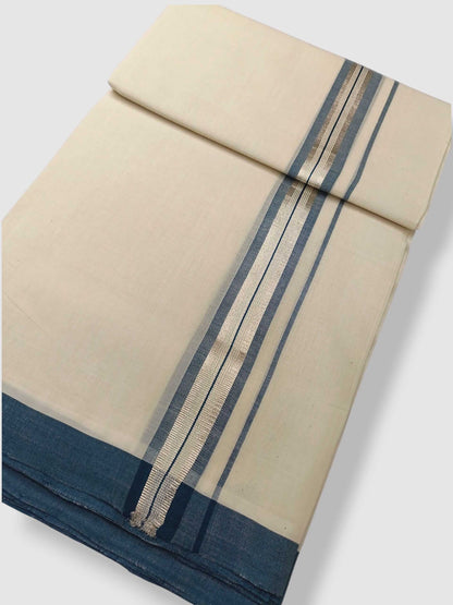 Kerala Balaramapuram Pure Cotton Handloom Mundu/Dhoti
