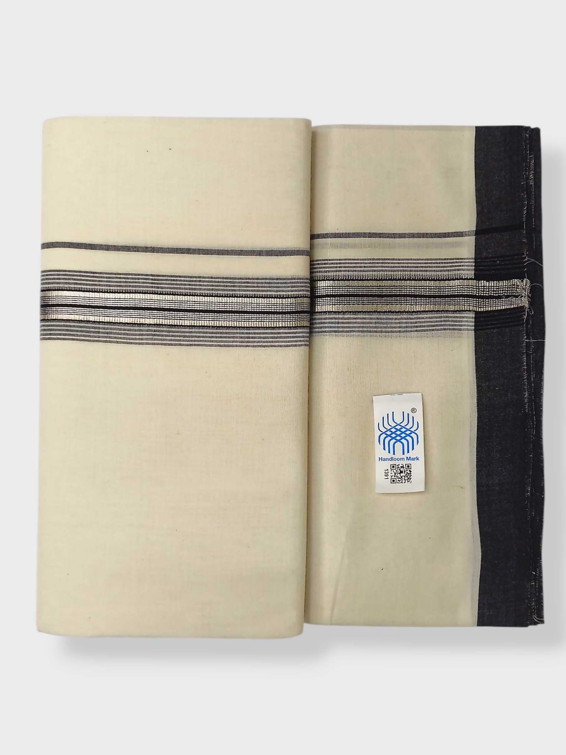 Kerala Balaramapuram Pure Cotton Handloom Mundu/Dhoti