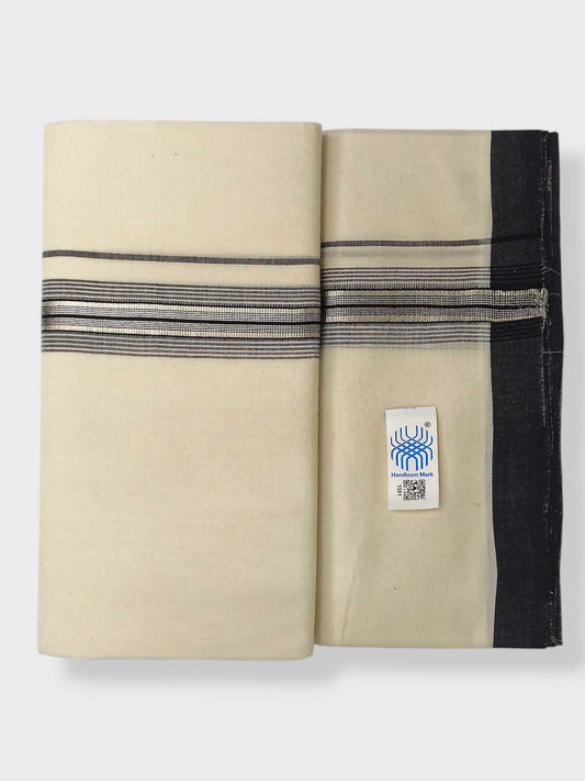 Kerala Balaramapuram Pure Cotton Handloom Mundu/Dhoti