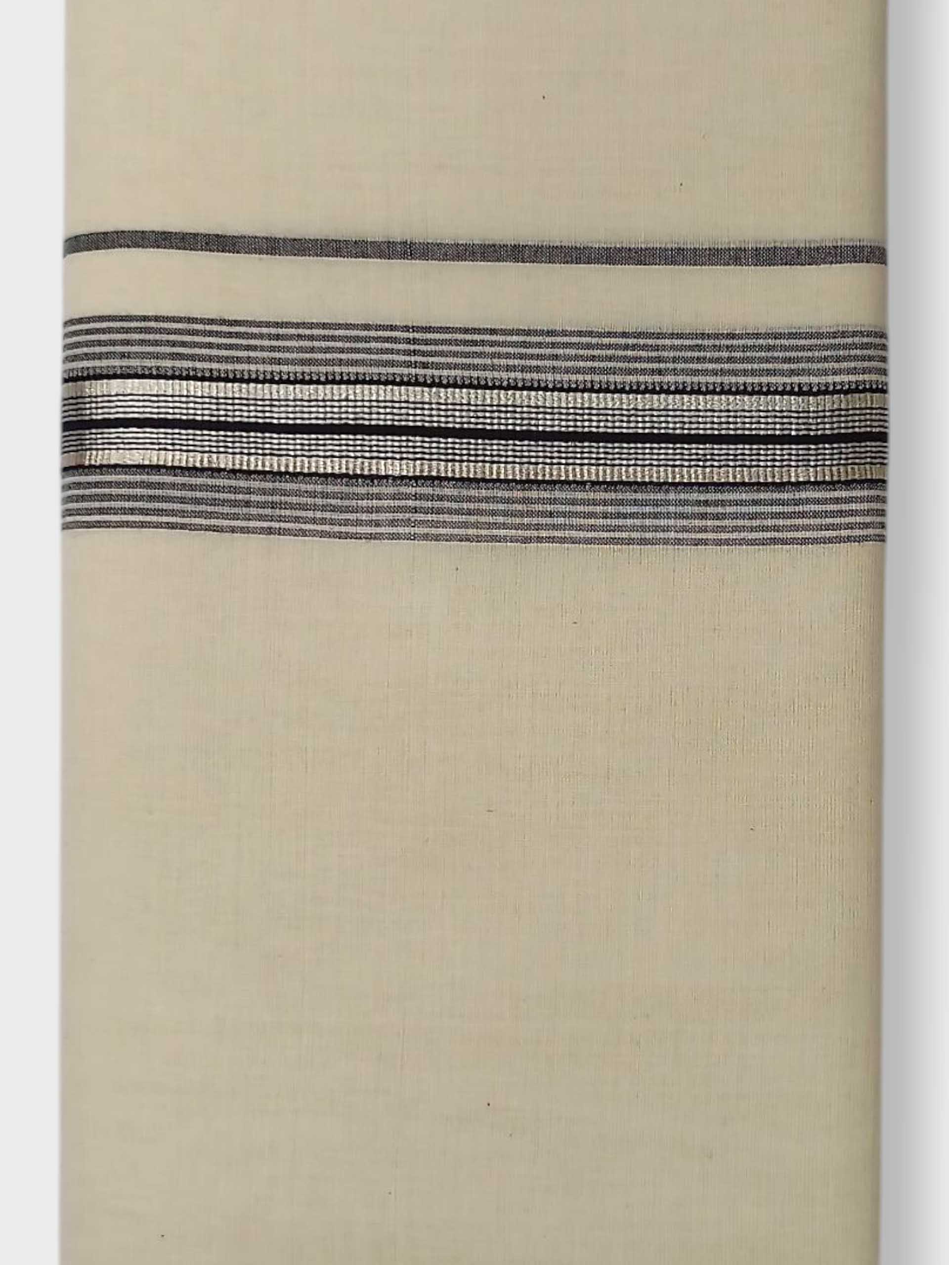 Kerala Balaramapuram Pure Cotton Handloom Mundu/Dhoti