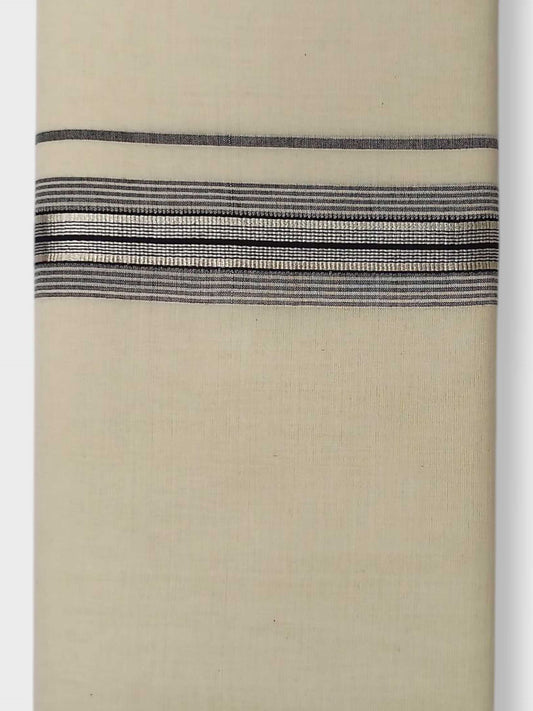 Kerala Balaramapuram Pure Cotton Handloom Mundu/Dhoti
