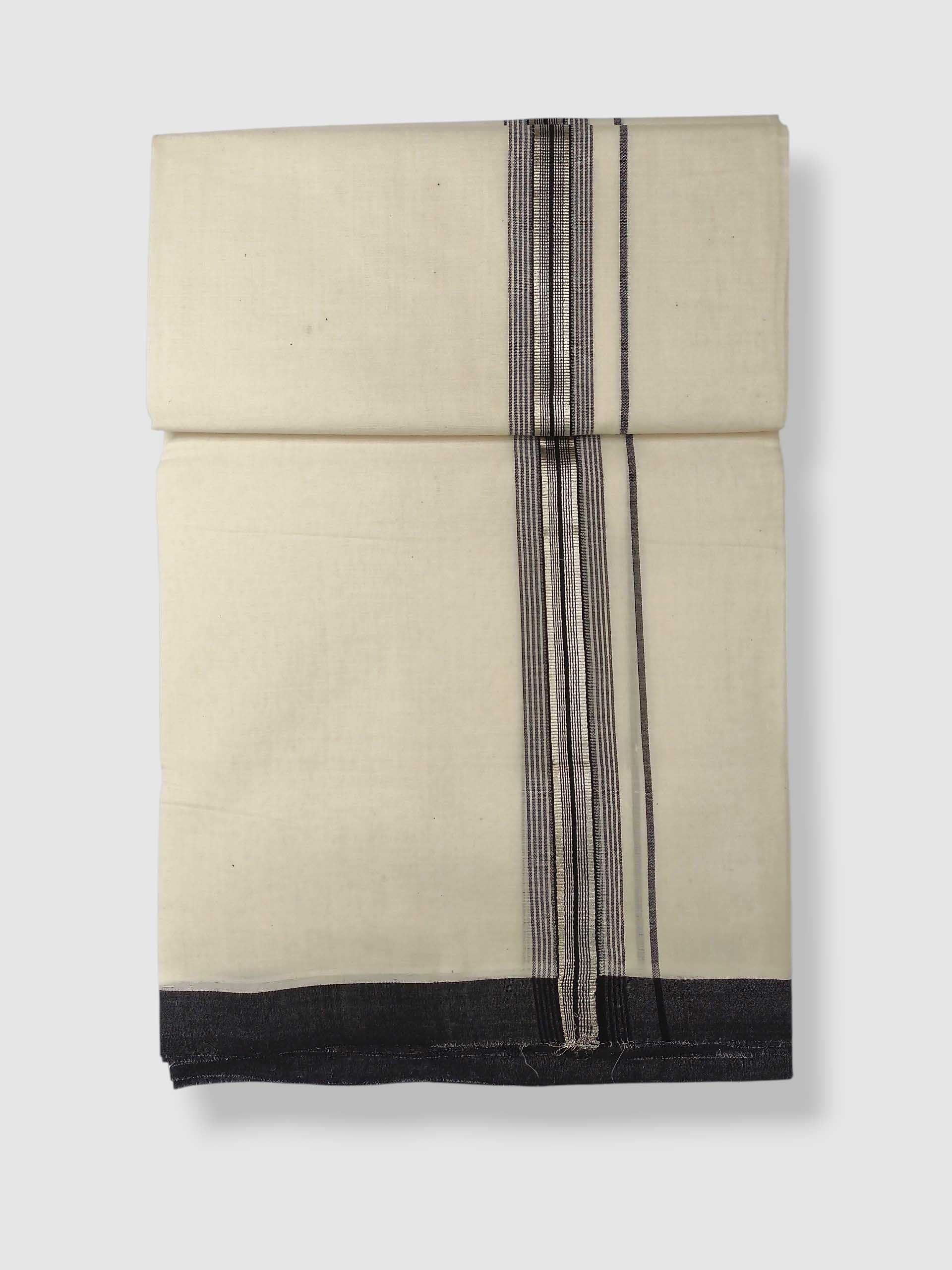 Kerala Balaramapuram Pure Cotton Handloom Mundu/Dhoti