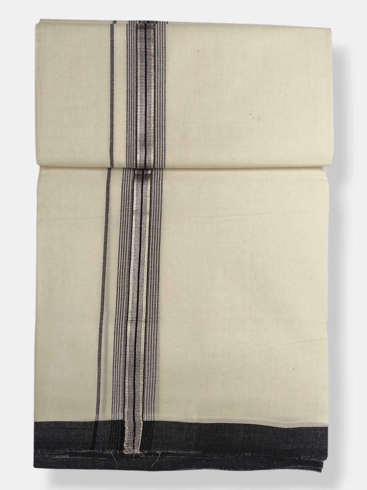 Kerala Balaramapuram Pure Cotton Handloom Mundu/Dhoti