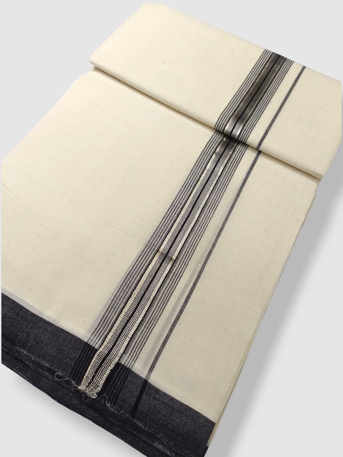 Kerala Balaramapuram Pure Cotton Handloom Mundu/Dhoti