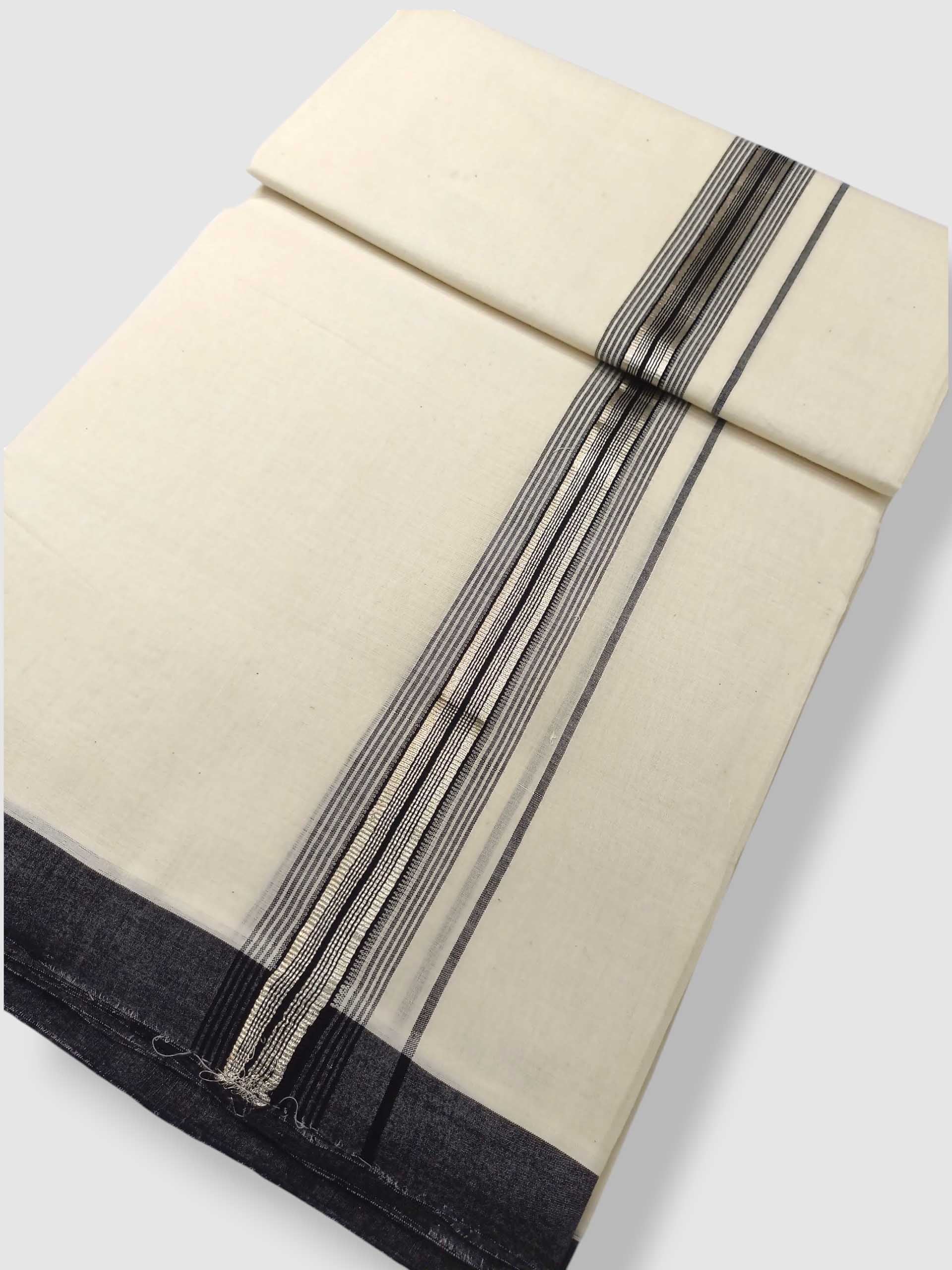 Kerala Balaramapuram Pure Cotton Handloom Mundu/Dhoti