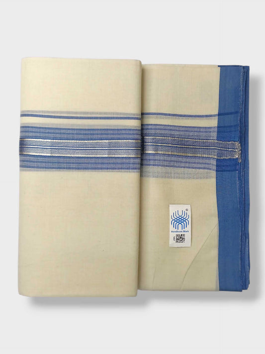 Kerala Balaramapuram Pure Cotton Handloom Mundu/Dhoti