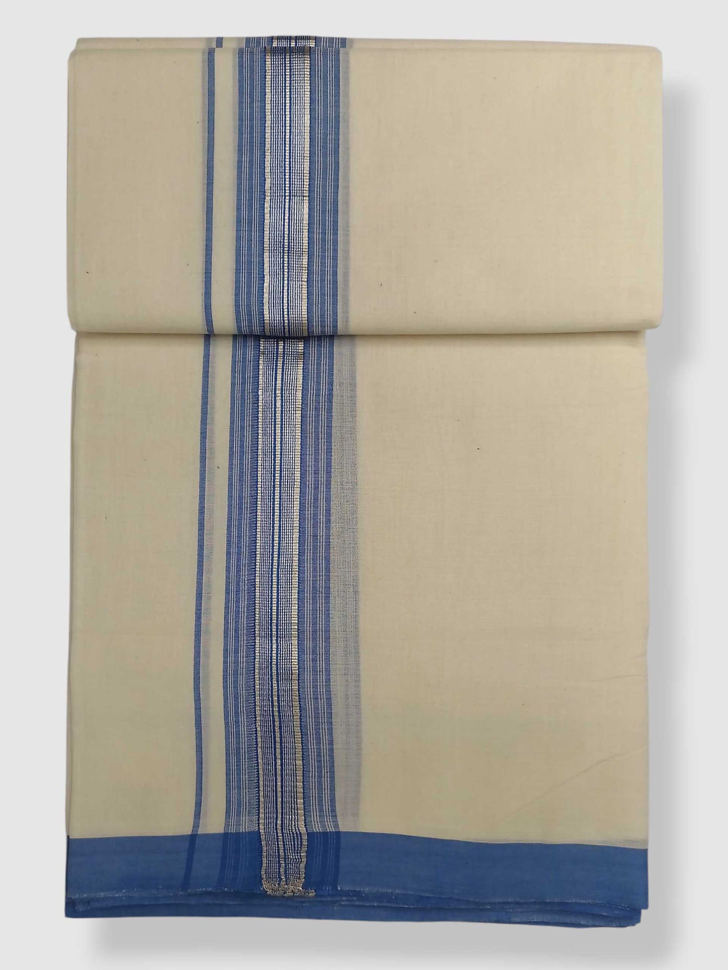 Kerala Balaramapuram Pure Cotton Handloom Mundu/Dhoti
