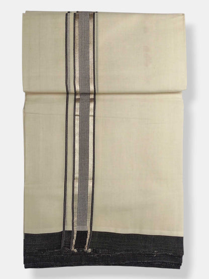 Kerala Balaramapuram Pure Cotton Handloom Mundu/Dhoti