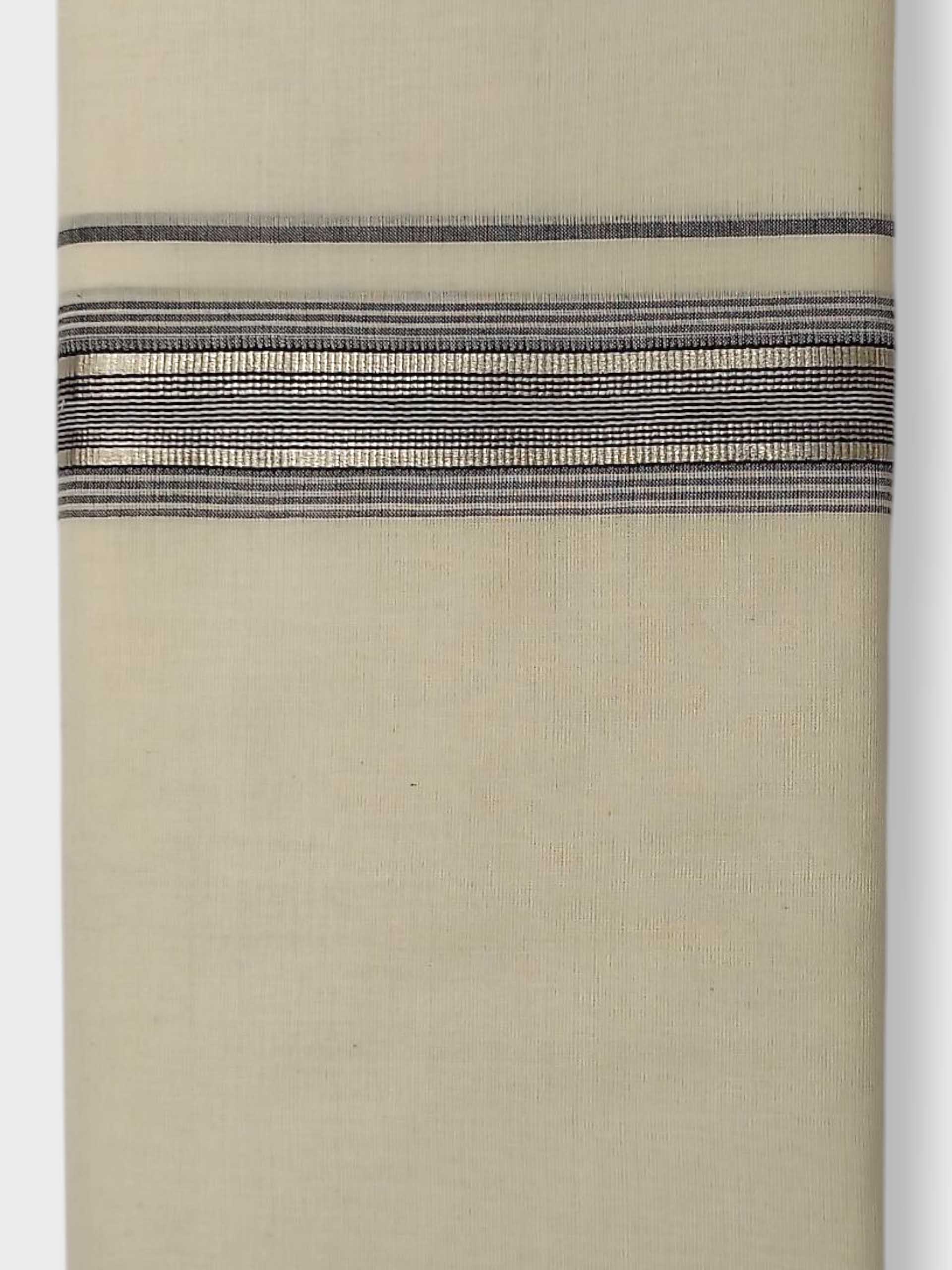Kerala Balaramapuram Pure Cotton Handloom Mundu/Dhoti