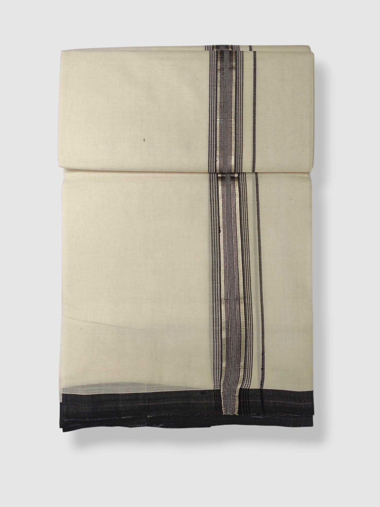 Kerala Balaramapuram Pure Cotton Handloom Mundu/Dhoti