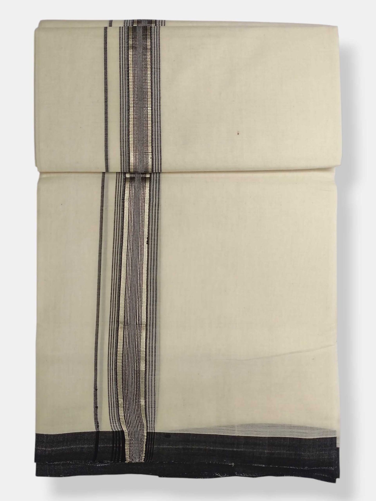 Kerala Balaramapuram Pure Cotton Handloom Mundu/Dhoti