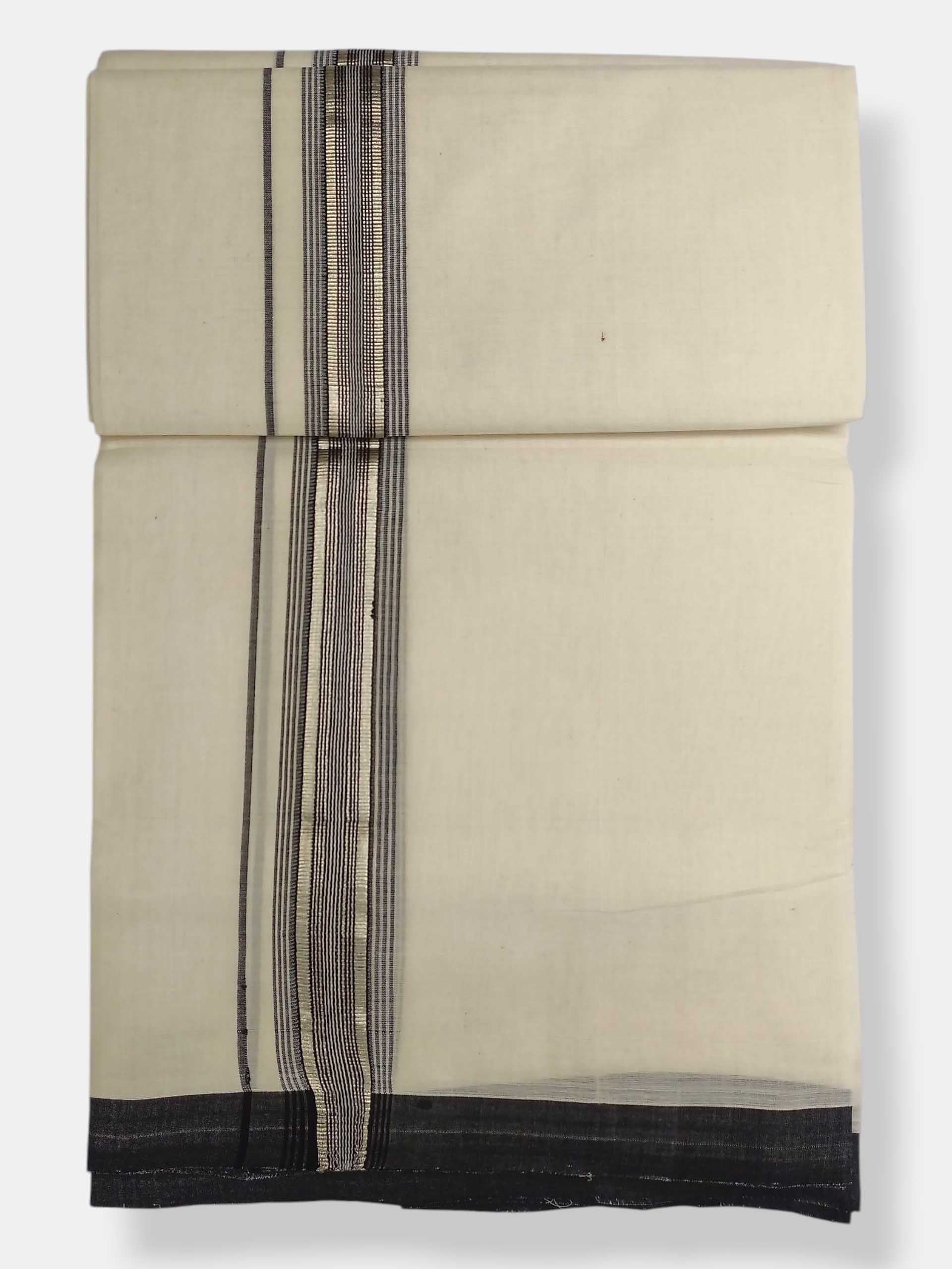 Kerala Balaramapuram Pure Cotton Handloom Mundu/Dhoti