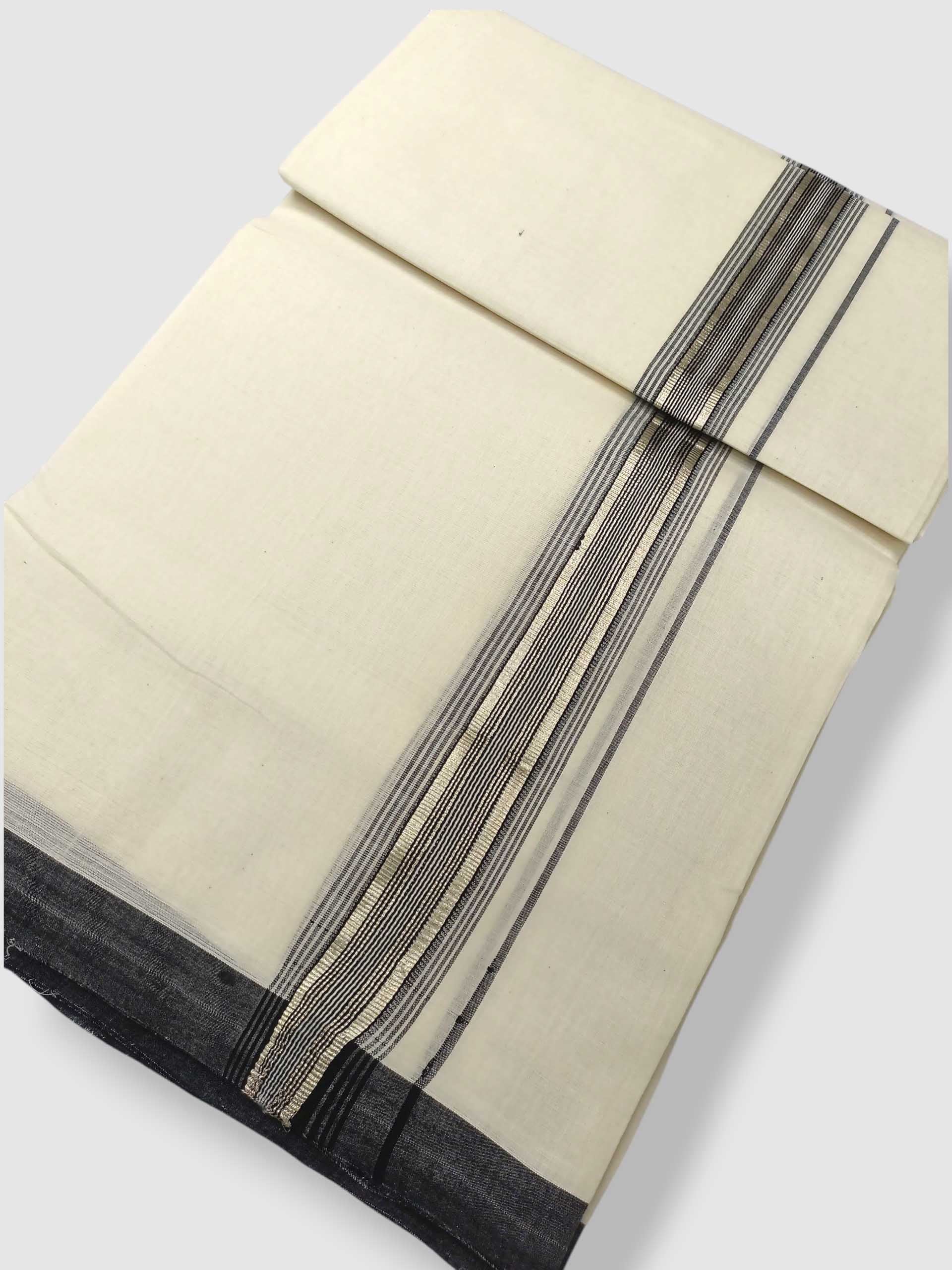 Kerala Balaramapuram Pure Cotton Handloom Mundu/Dhoti