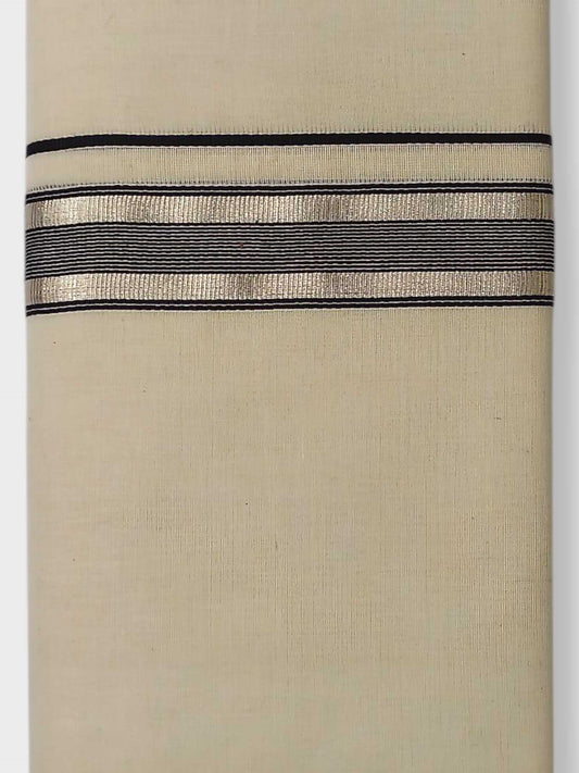 Kerala Balaramapuram Pure Cotton Handloom Mundu/Dhoti
