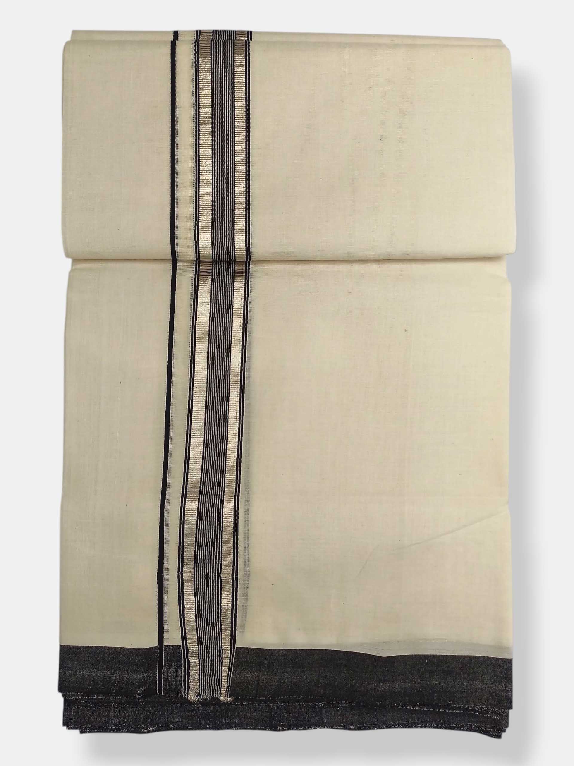 Kerala Balaramapuram Pure Cotton Handloom Mundu/Dhoti