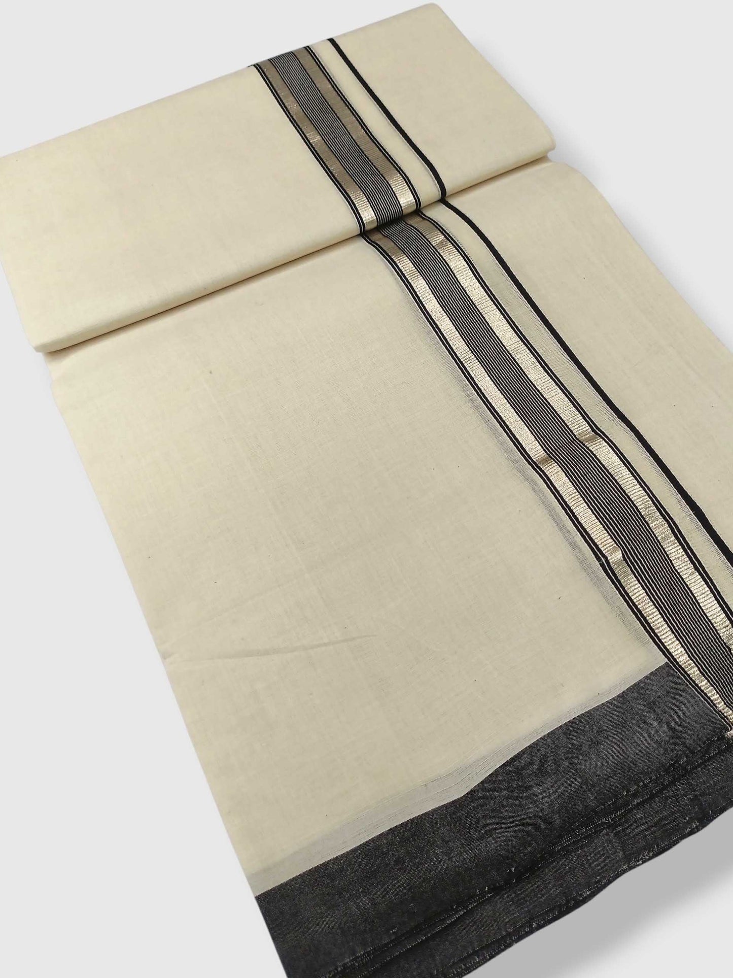 Kerala Balaramapuram Pure Cotton Handloom Mundu/Dhoti