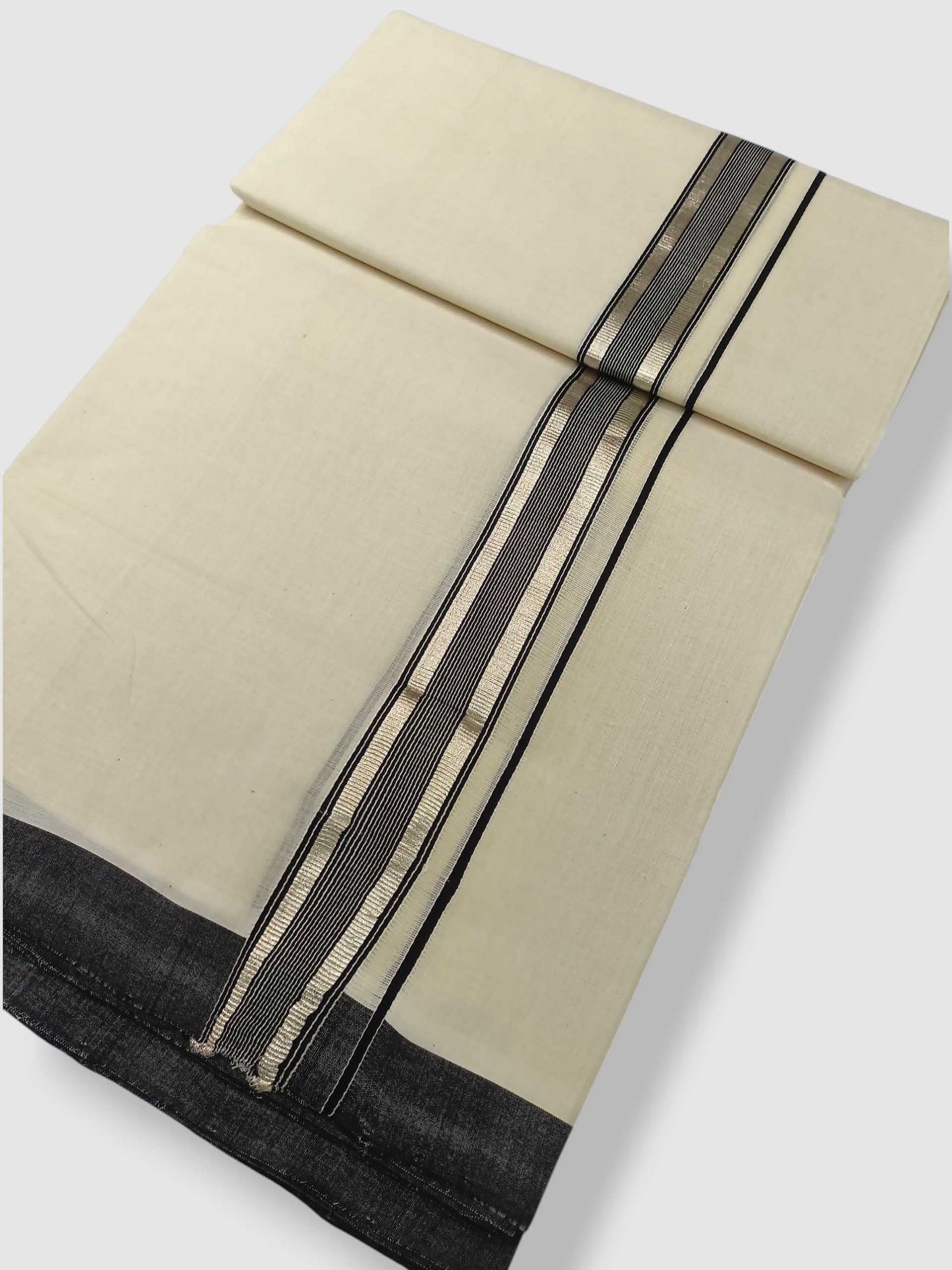 Kerala Balaramapuram Pure Cotton Handloom Mundu/Dhoti