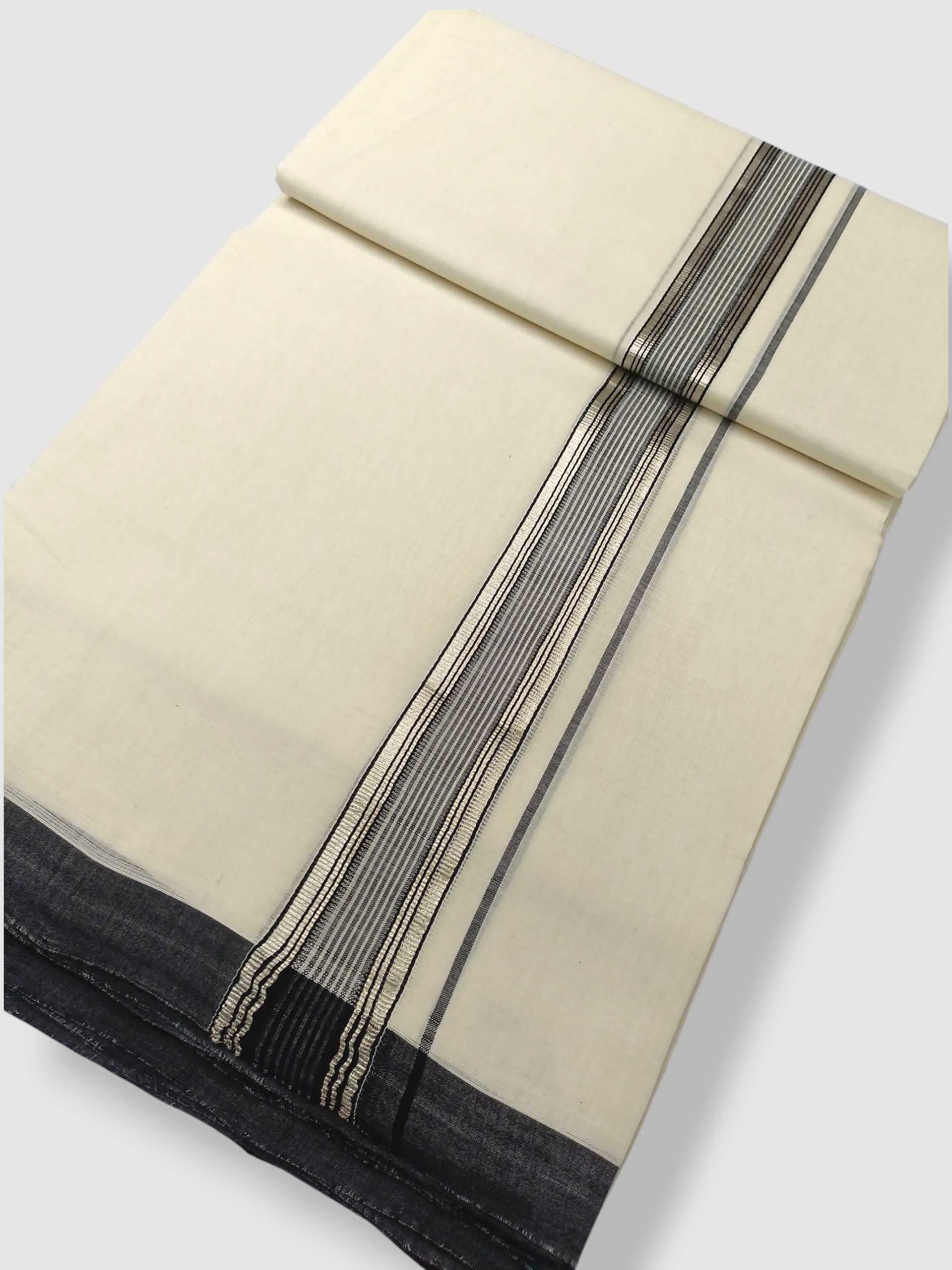 Kerala Balaramapuram Pure Cotton Handloom Mundu/Dhoti