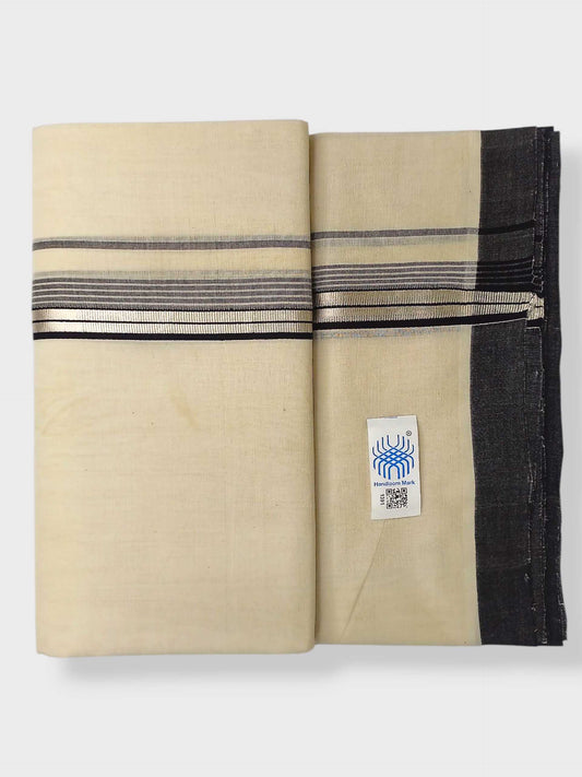 Kerala Balaramapuram Pure Cotton Handloom Mundu/Dhoti