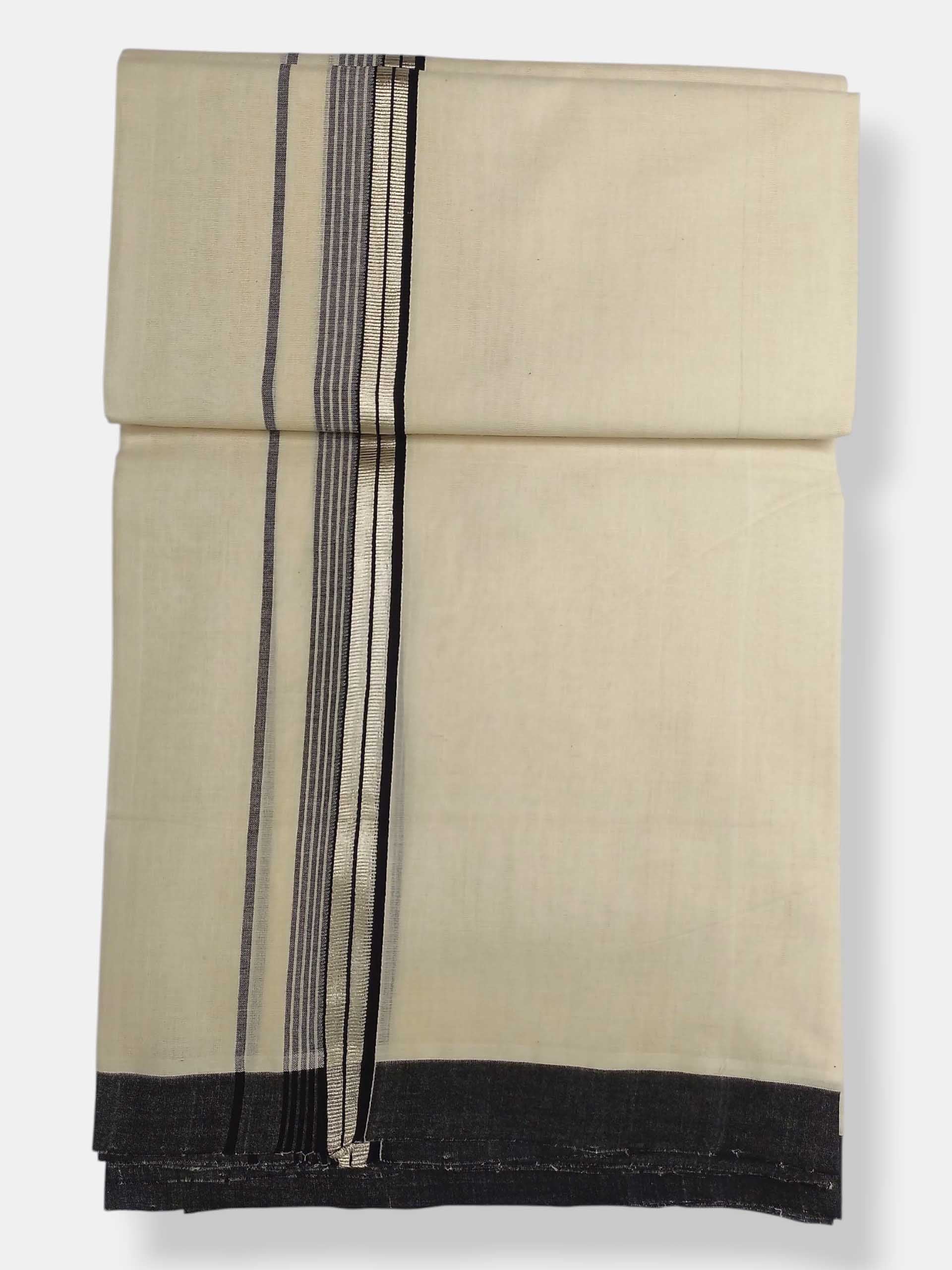 Kerala Balaramapuram Pure Cotton Handloom Mundu/Dhoti