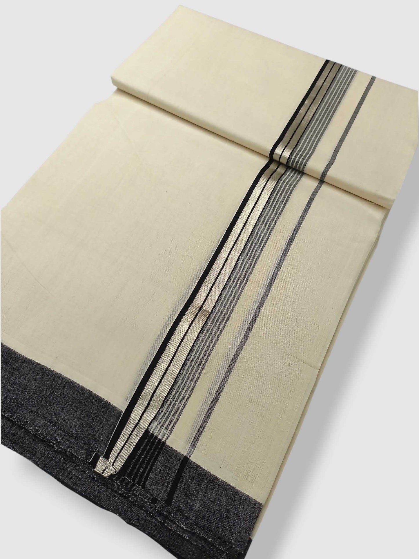 Kerala Balaramapuram Pure Cotton Handloom Mundu/Dhoti