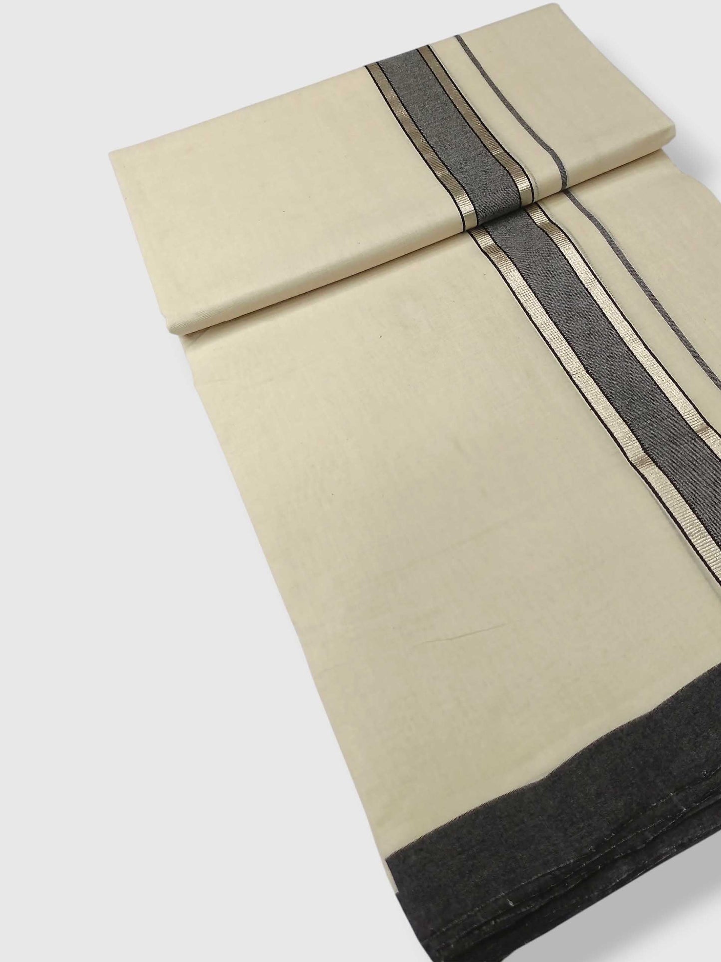 Kerala Balaramapuram Pure Cotton Handloom Mundu/Dhoti