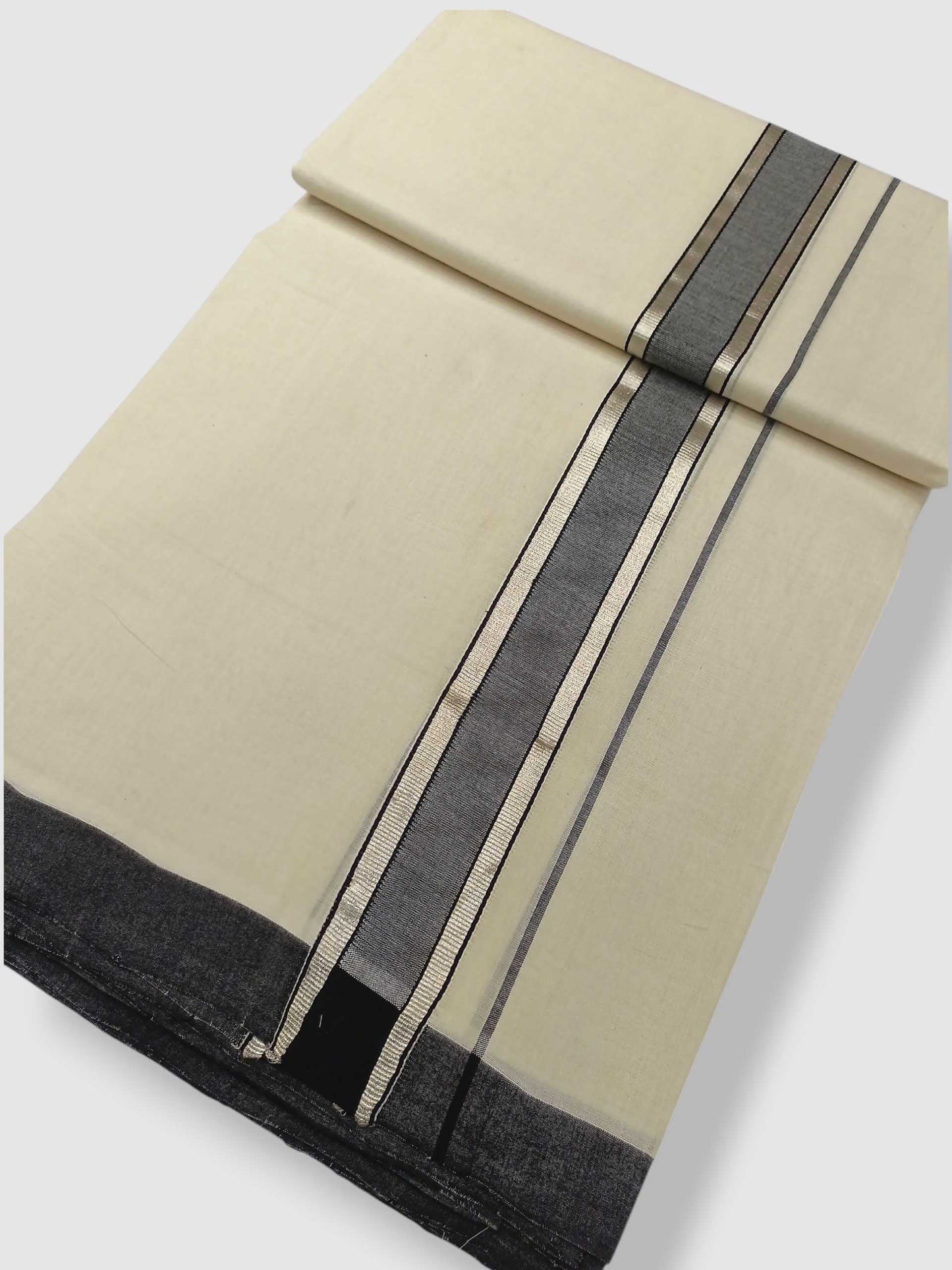 Kerala Balaramapuram Pure Cotton Handloom Mundu/Dhoti
