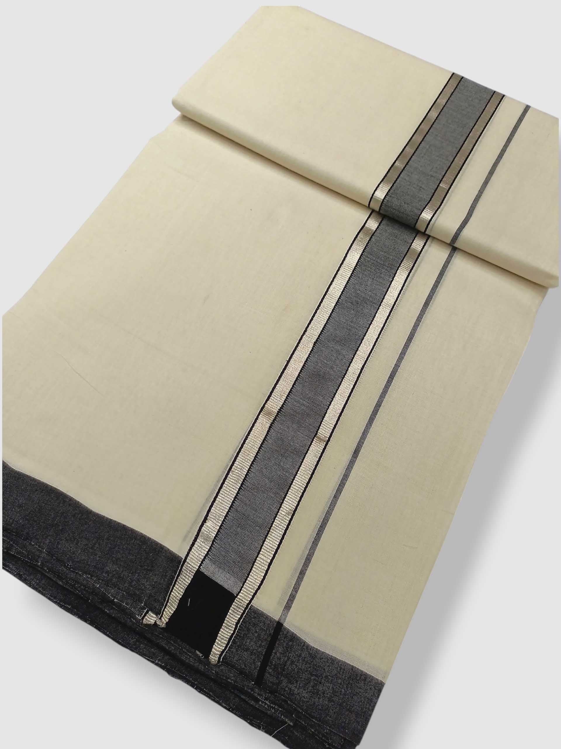 Kerala Balaramapuram Pure Cotton Handloom Mundu/Dhoti
