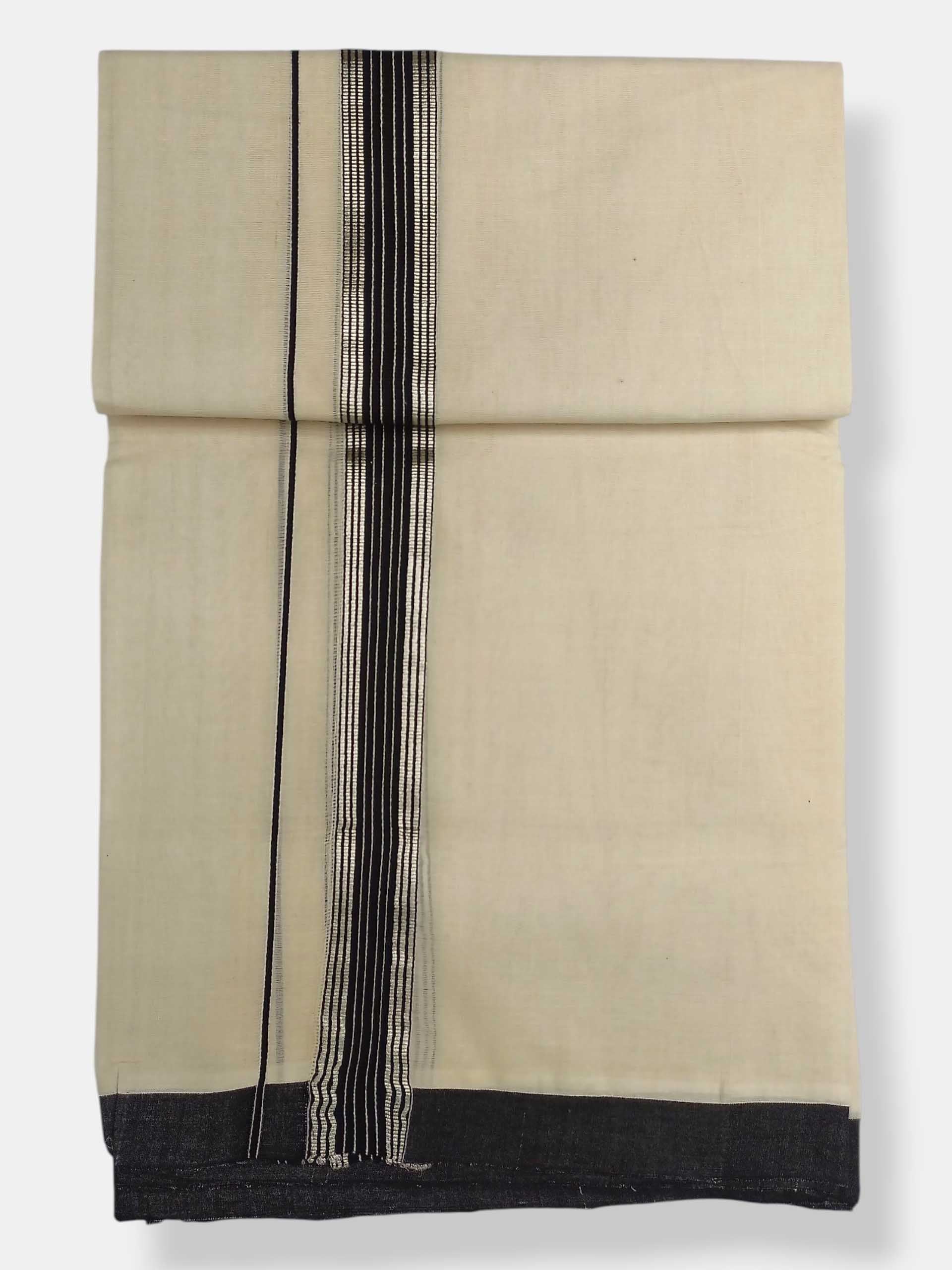 Kerala Balaramapuram Pure Cotton Handloom Mundu/Dhoti