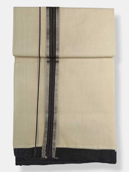 Kerala Balaramapuram Pure Cotton Handloom Mundu/Dhoti