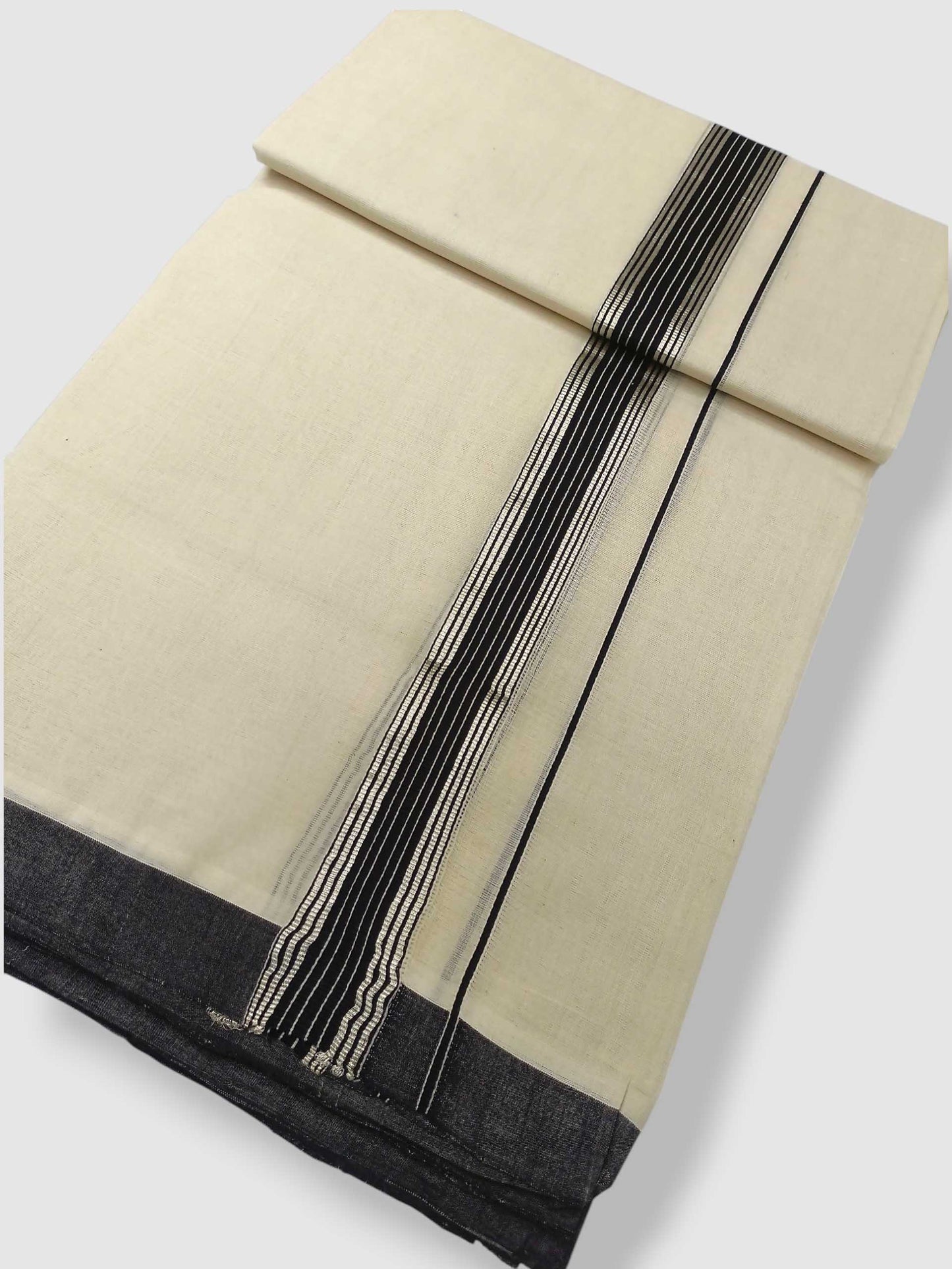 Kerala Balaramapuram Pure Cotton Handloom Mundu/Dhoti